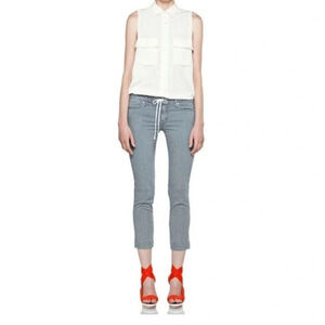MOTHER Tie Me Up Rascal On The Road Striped Pants Mid-Rise Size‎ 27